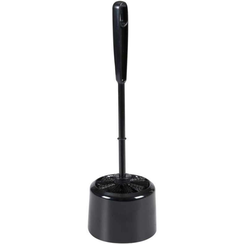 Toiletb�rste, 35cm, �8cm, sort, PP