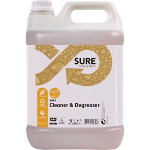 Grundrens, Diversey SURE Cleaner & Degreaser, 5 l, uden farve og parfume