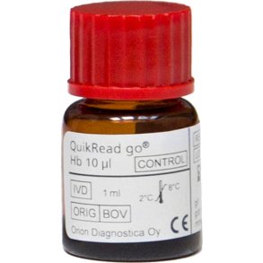 Hb kontrol, QuikRead Go, 1 ml, til 10 �l kapill�rr�r, k�levare *Denne vare tages ikke retur*