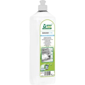 H�ndopvask, Green Care Professional MANUDISH zero%, 1 l, uden farve og parfume