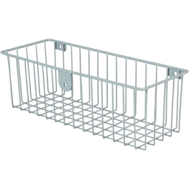 Tr�dkurv, Tina Trolleys Exclusive, Exclusive, 435x160x140mm, gr�, pulverlakeret st�l, medium *Denne vare tages ikke retur*