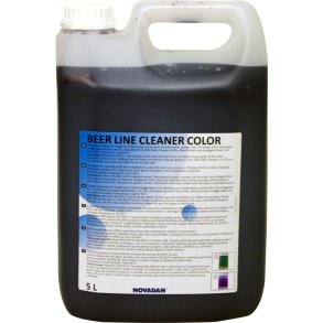 Fad�lsreng�ring, Novadan Beer Line Cleaner Color, 5 l, med klor og farve, uden parfume