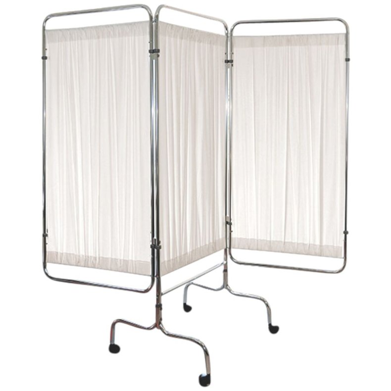 Afsk�rmning, Servocomfort, 204x180cm, hvid, l�ngde 204 cm h�jde 180 cm, 3 sektioner, med 4 hjul *Denne vare tages ikke retur*