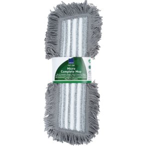 Micro Complete moppe, ABENA Puri-Line, gr�, mikrofiber, 60 cm, 71% genanvendt