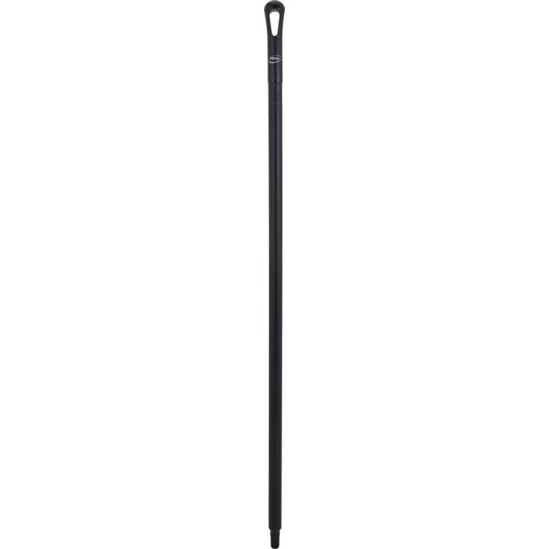 Skaft med gevind, Vikan, 130cm, �34cm, sort, glas/PP, ultra hygiejnisk