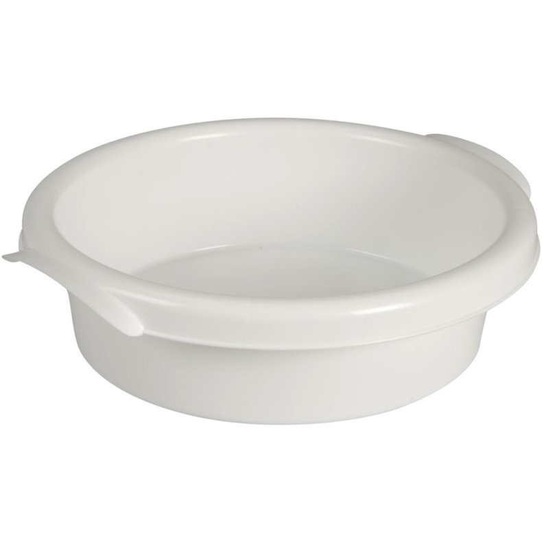 Vaskefad/balje, 7,5cm, �27cm, hvid