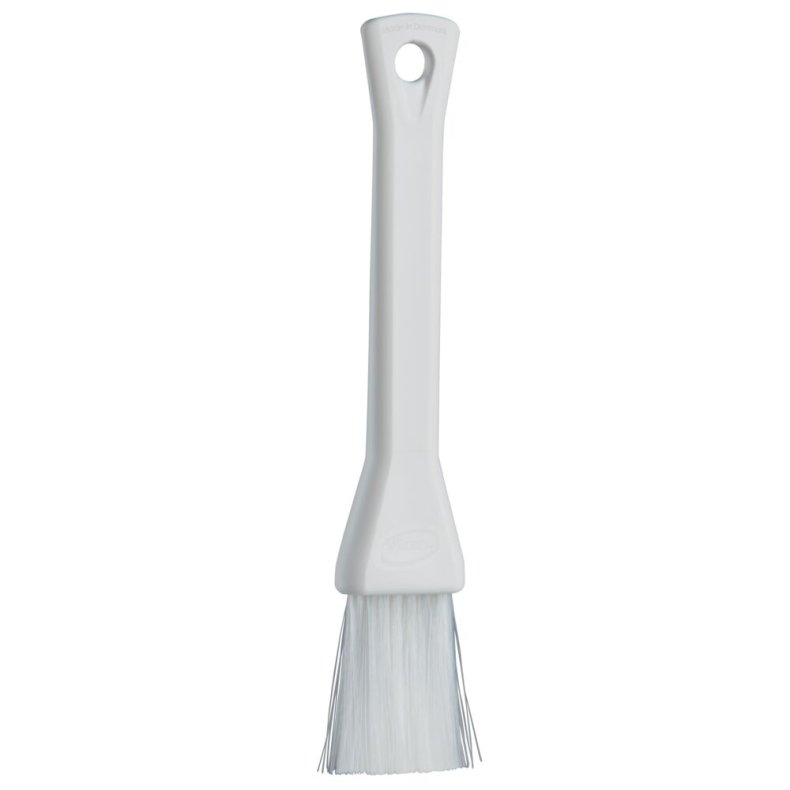 Levnedsmiddelpensel, Vikan, 19,5x3x1,5cm, hvid, polyester/PP/rustfrit st�l, 3 cm, bl�d *Denne vare tages ikke retur*