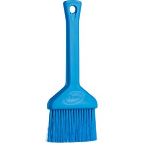 Levnedsmiddelpensel, Vikan, 19,5x7x1,5cm, bl�, polyester/PP/rustfrit st�l, 7 cm, bl�d *Denne vare tages ikke retur*