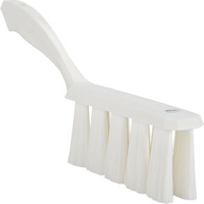 H�ndkost, Vikan, 33x3,5x13,5cm, hvid, glas/polyester/PP, bl�d, UST *Denne vare tages ikke retur*