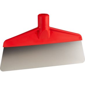 Gulvskraber, Vikan, 26x4x17,5cm, r�d, PP/rustfrit st�l, 26 cm, fleksibelt enkeltblad *Denne vare tages ikke retur*