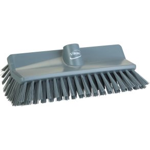 High-low b�rste, Vikan, 26,5x15x10cm, gr�, polyester/PP/rustfrit st�l, 26,5 cm, medium *Denne vare tages ikke retur*