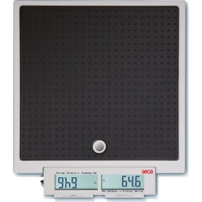 Mobil platformsv�gt, Seca, 878dr, 362x321x62mm, sort, dobbelt display og fodknapper, klasse III *Denne vare tages ikke retur*