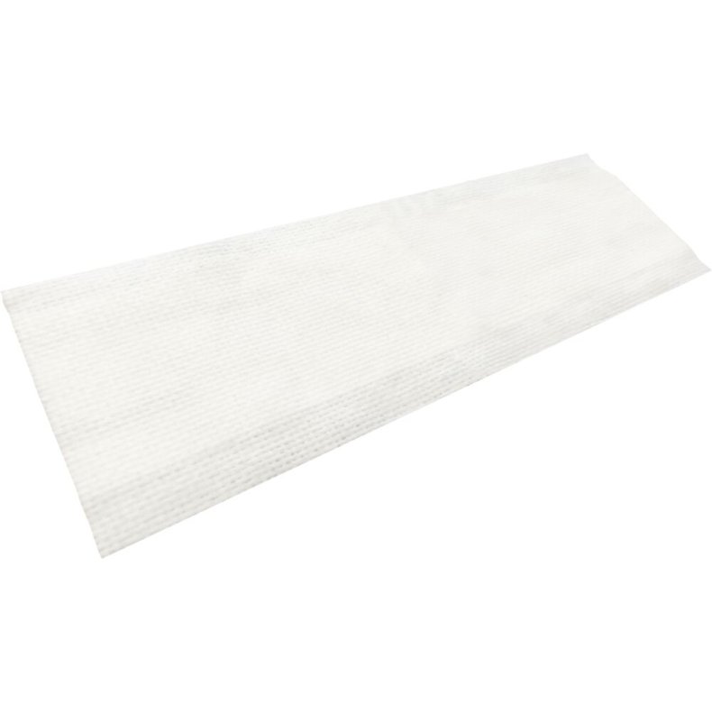Spildmoppe, Wet Wipe, 42x13cm, hvid, cellulose/plast/polyester, 3-lags