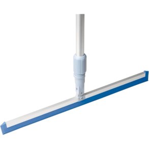 Gulvskraber, Vileda MultiSqueege, 35x1,5x5cm, bl�, aluminium/plast/gummi, 35 cm, med enkeltblad *Denne vare tages ikke retur*