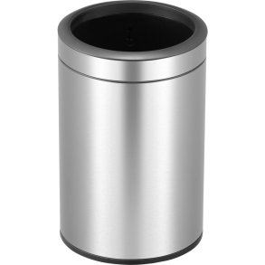 Papirkurv, EKO, st�l mat, plast/rustfrit st�l, 12 l, plast inderspande, fingeraftryksfri *Denne vare tages ikke retur*
