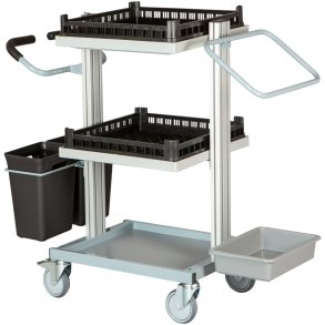 Serveringsvogn, Tina Trolleys Exclusive, 1120x500x1080mm, gr� *Denne vare tages ikke retur*