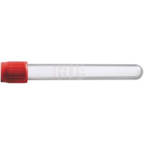 Blodpr�vetagningsglas, serumanalyse, BD Vacutainer, serumr�r, 6 ml, r�d, PET *Denne vare tages ikke retur*