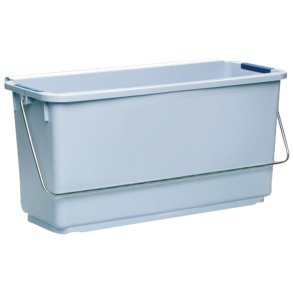 Moppeboks, Vileda Origo, 56x24,5x27cm, 22 l, gr�, rPP/PP, med hank og farvekodeclips *Denne vare tages ikke retur*
