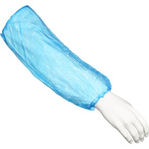 �rmemanchet, ABENA, 40x20cm, 20 micron, bl�, LDPE, usteril, engangs
