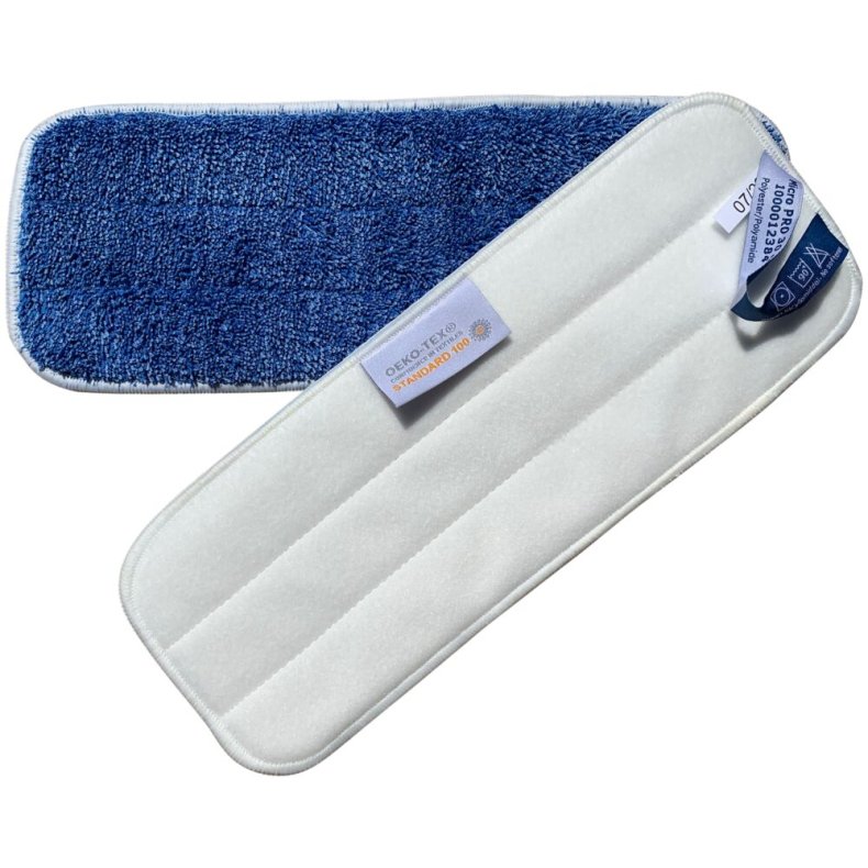 Micro Pro moppe, bl�, mikrofiber, 30 cm