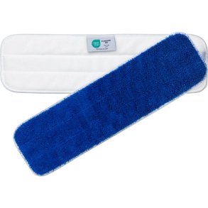 Micro Pro moppe, hvid, mikrofiber, 40 cm, med hook'n'loop