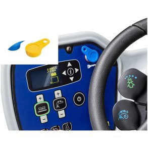 N�gle, Nilfisk, SC500/2000/6000, gul, Smartkey, supervisor *Denne vare tages ikke retur*