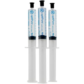 Spr�jte, Optipure, 10 ml, sterilt vand, engangs *Denne vare tages ikke retur*