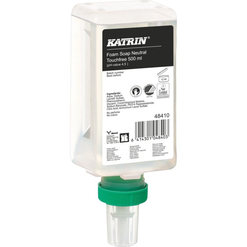 Skums�be, Katrin, 500 ml, uden farve og parfume,0,8 ml pr. dosering