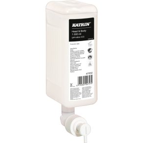 H�r og bodyshampoo, Katrin, 1000 ml, med parfume