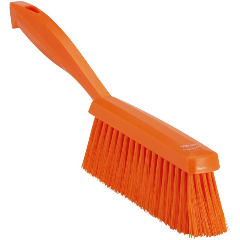 H�ndkost, Vikan, 33x3,5x11cm, orange, polyester/PP/rustfrit st�l, bl�d *Denne vare tages ikke retur*