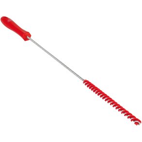 R�rrenser, Vikan, 50cm, �1cm, r�d, polyester/PP/rustfrit st�l, stiv *Denne vare tages ikke retur*