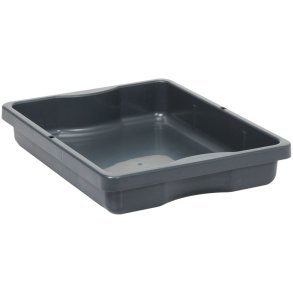 Plastbakke, Diversey TASKI, 55x44,5x10cm, gr�, plast, helbakke, til opbevaring *Denne vare tages ikke retur*