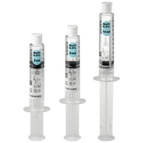 Spr�jte, B.Braun, OmniFlush, transparent, 10 ml, til. I.V., forfyldt med NaCl 0,9% i 10ml spr�jte, steril, engangs *Denne vare tages ikke retur*