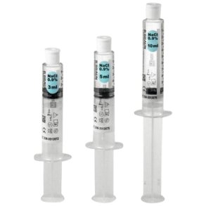 Spr�jte, B.Braun, OmniFlush, transparent, 3 ml, til. I.V., forfyldt med NaCl 0,9% i 10ml spr�jte, engangs *Denne vare tages ikke retur*