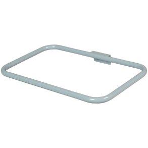 Poseholder, Tina Trolleys Exclusive, 470x320x65mm, gr�, pulverlakeret st�l, uden beslag, vandret, til 110 ltr. pose *Denne vare tages ikke retur*