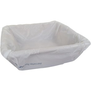 Vaskefad, Curas Hygiene Pulp, rektangul�r, inkl. overtr�kspose, engangs
