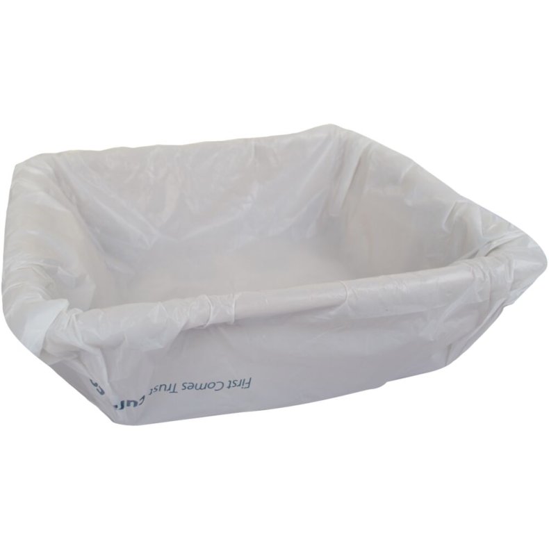 Vaskefad, Curas Hygiene Pulp, rektangul�r, inkl. overtr�kspose, engangs