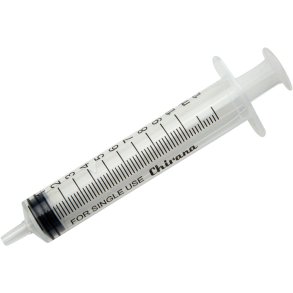 Spr�jte, Chirana, 10 ml, transparent, luer, centreret, 3 komponent, steril, engangs *Denne vare tages ikke retur*
