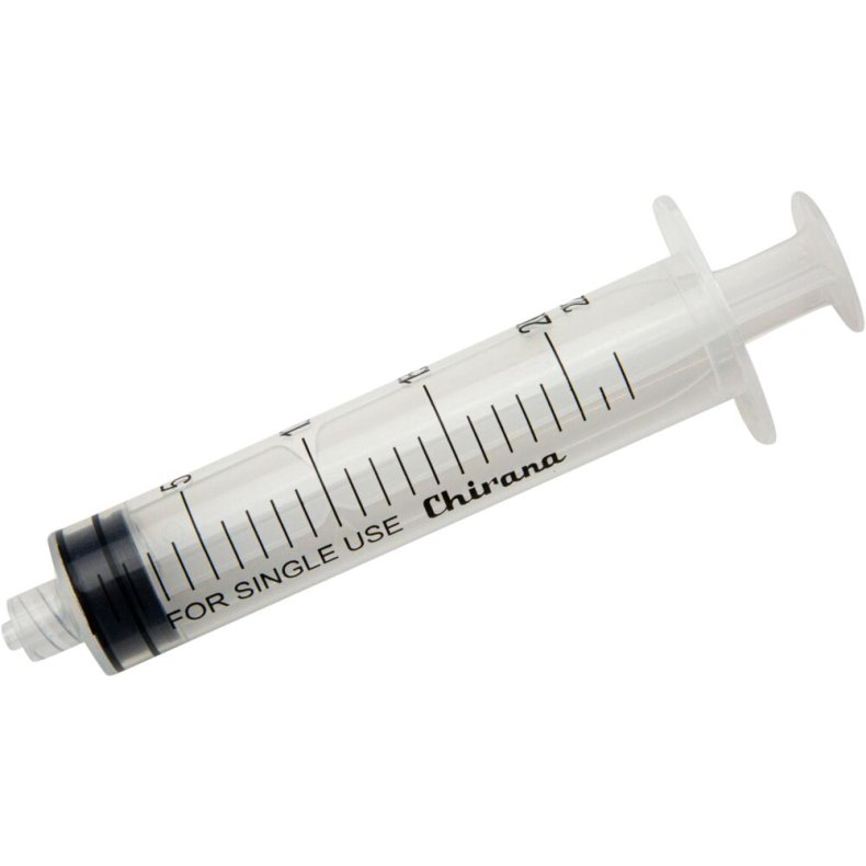 Spr�jte, Chirana, 20 ml, transparent, luer-lock, centreret, 3 komponent, steril, engangs *Denne vare tages ikke retur*