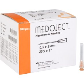 Kanyle, Medoject, orange, 25G, 1