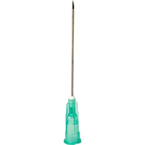 Kanyle, Medoject, gr�n, 21G, 1 1/2