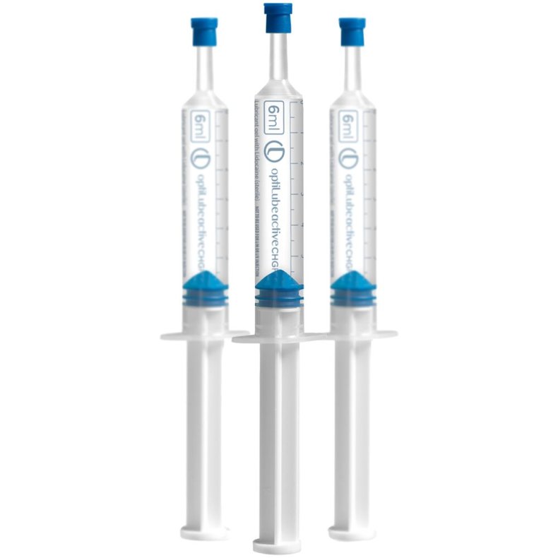 Katetersm�remiddel, OptiLube active, 11 ml, 2% lidokain, uden klorhexidin, steril *Denne vare tages ikke retur*