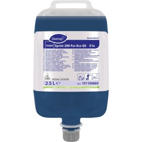 Universalreng�ring, Diversey TASKI Sprint 200 Pur-Eco QS E1a, 2,5 l, QS, med farve og parfume *Denne vare tages ikke retur*