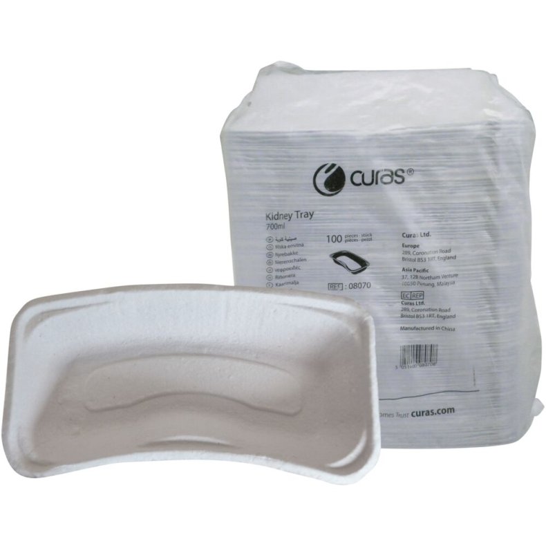 Puskapsel, Curas Hygiene Pulp, 25,5x13,7x4,8cm, 700 ml, nyreformet, engangs