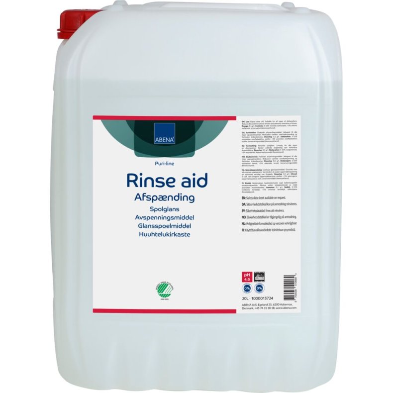 Afsp�nding, ABENA Puri-Line, 20 l, uden farve og parfume