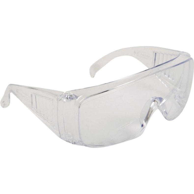 Beskyttelsesbrille, THOR Visitor, One size, klar, PC, anti-dug, sideskjold, flergangs