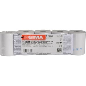 Printerpapir, hvid, p� rulle, til Urilyzer 100 og Urilyzer 100 pro urinanalyseapparat
