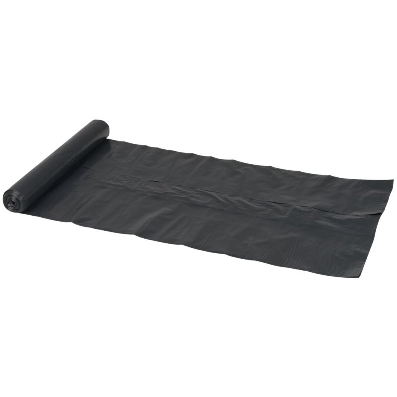 S�k, 100 l, sort, LDPE/genanvendt, 70x100cm