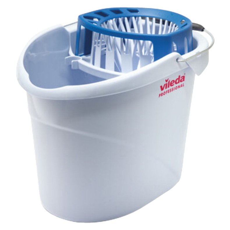 Inventarspand, Vileda Supermop, 41x60x50cm, 10 l, gr�, rPP/PP, med hank og udvrider *Denne vare tages ikke retur*