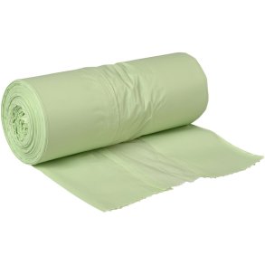Biopose, ABENA Bio-Line, 35 l, transparent gr�n, stivelse/komposterbart polyesters, 46x75cm